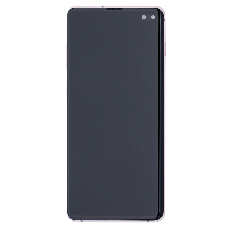 OLED Assembly With Frame Compatible for Samsung Galaxy S10 Plus (Refurbished) - Ceramic White